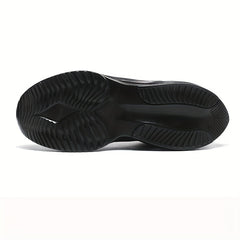 Men's Air Cushioned Lace Up Casual Shoes Lightweight Non Slip Sneaker
