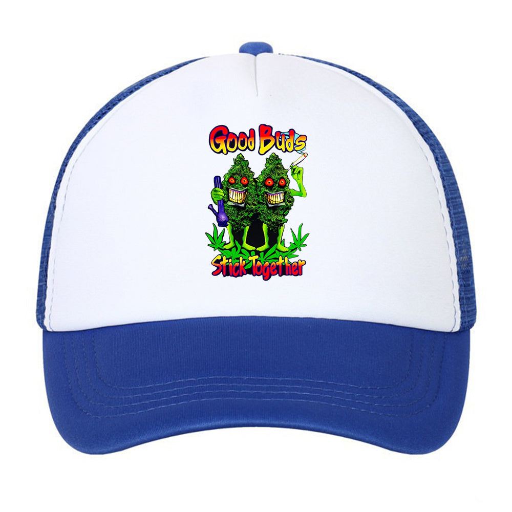 Unisex Sunshade Adjustable Baseball Cap with Embroidery