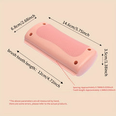 Horse Sweat Scraping Brush with Serrated Bristles