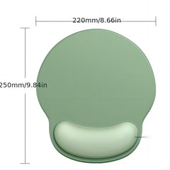 Ergonomic Wrist Mousepad with Gel Memory Foam Support