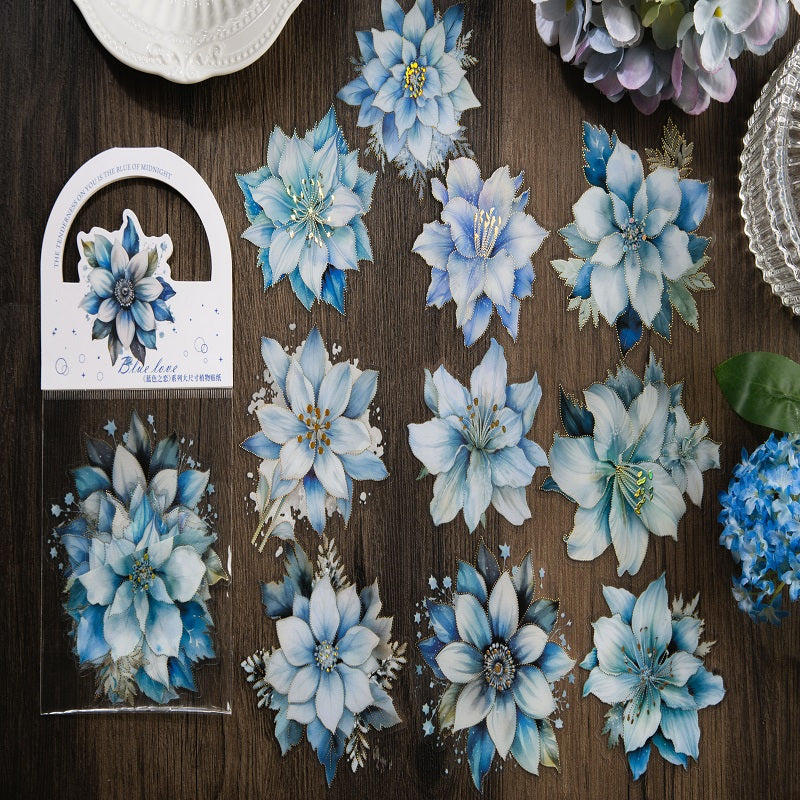 Love Series Plant Diary DIY Material Hot Stamping PET Stickers