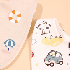 2pcs U Shaped Newborn Bibs Waterproof Anti dirty Bibs