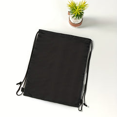 Kids Outdoor Drawstring Backpack Basketball Storage Bag