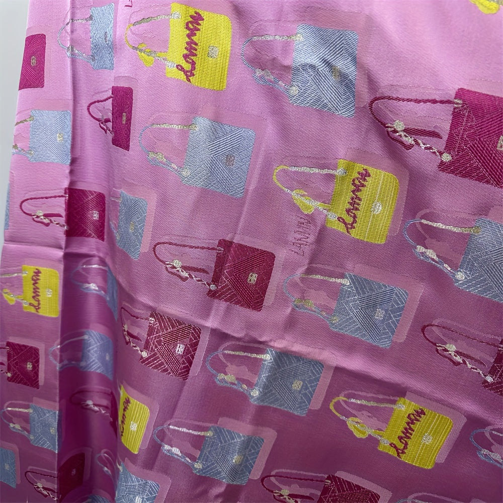 1pc Jacquard Fabric Dress Fabric High End DIY Skirt Wedding Bow Bridal