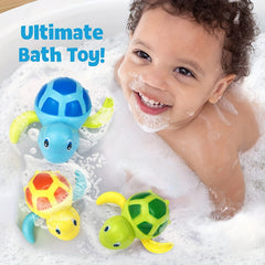 Swimming Turtle Bath Toy for Toddlers & Kids