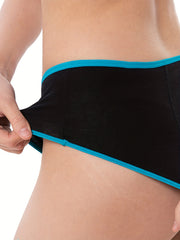Leakproof Period Underwear Women's Plus Colorblock Medium Stretch