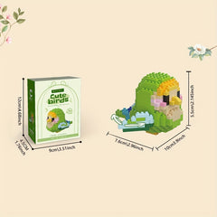 Micro Particle Parrot Bird Series Assembly Puzzle Toy Home Decoration
