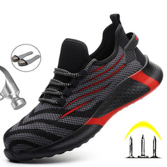 Work Safety Shoes Puncture Proof Steel Toe Boots