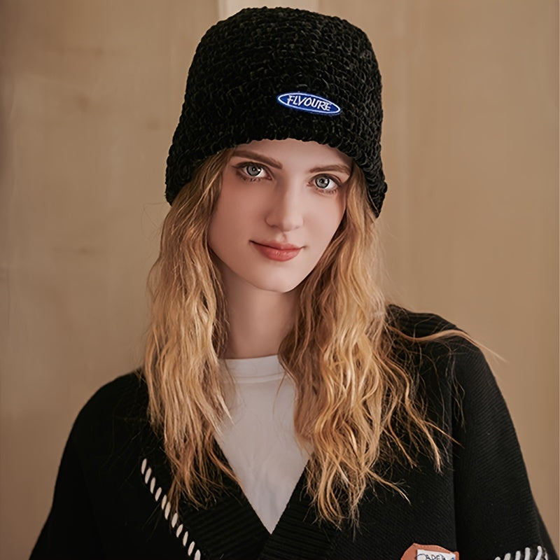Warm Knitted Beanie Hat Unisex Vintage Street Cap Year Presents