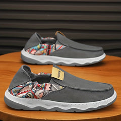Men's Breathable Slip On Canvas Shoes for Walking