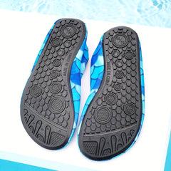 Kids Quick Dry Fish Scale Water Shoes Non Slip Lightweight Aqua Socks