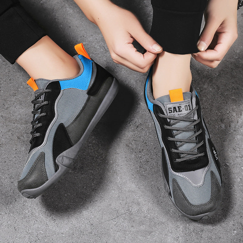 Men's Lace up Sneakers Comfortable Walking Shoes