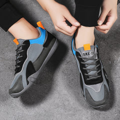 Men's Lace up Sneakers Comfortable Walking Shoes