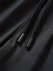 Men's Quick Dry Stretch Shorts with Zipper Pockets & Drawstring