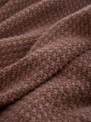 Solid Knit Long Sleeve Open Front Cardigan