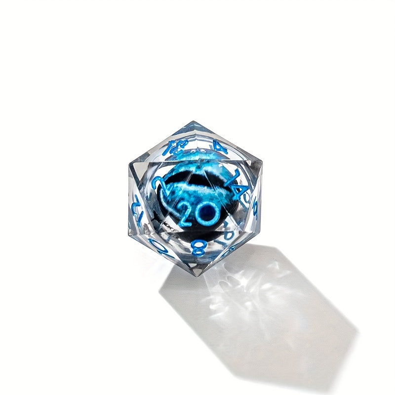 7pcs Dragon Eye Sharp Edge Resin Dices For Table Game