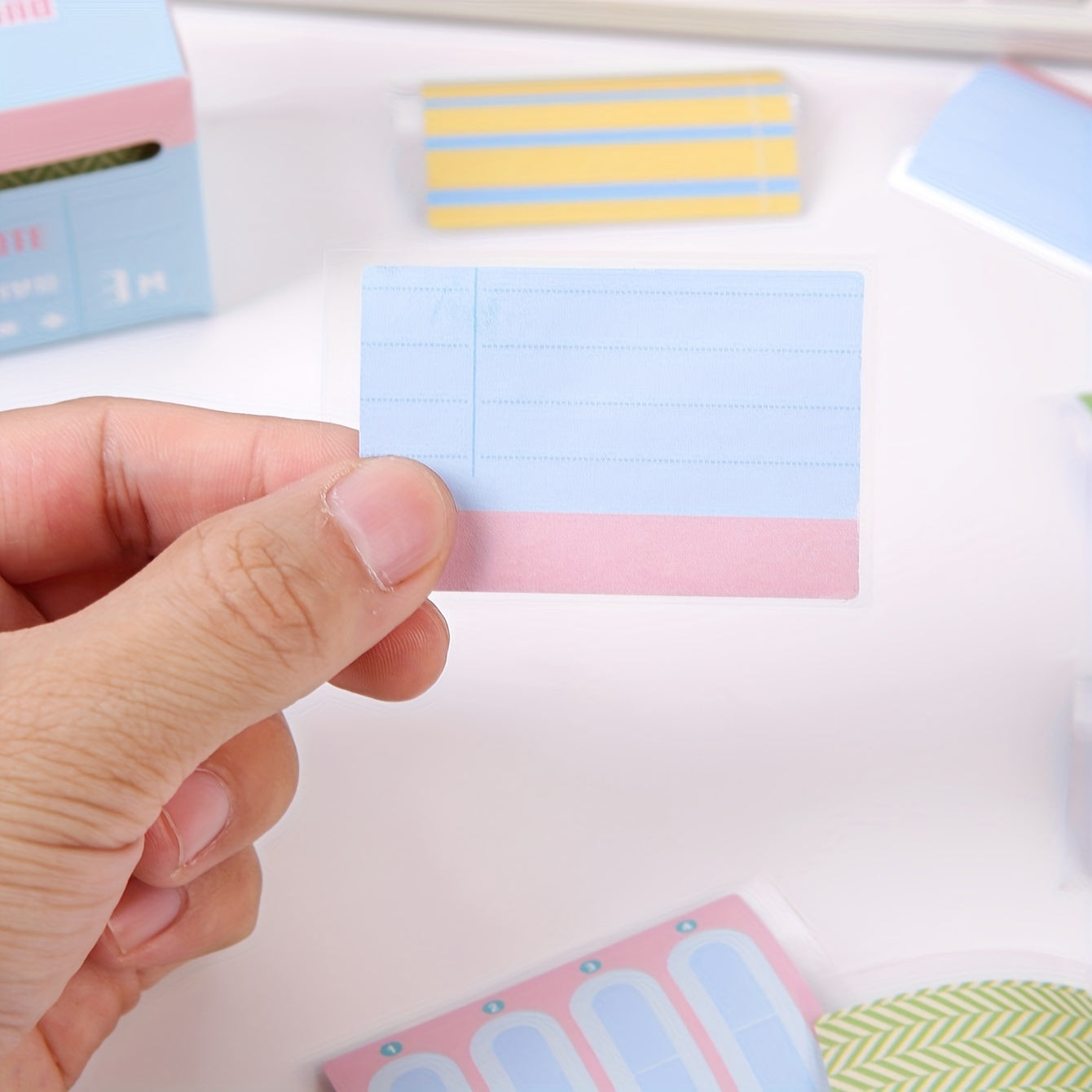 70 Pink Pull-out Label Stickers for School & Home
