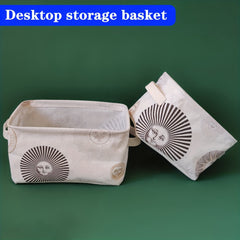 Foldable Portable Waterproof Storage Basket for Nordic Fabric