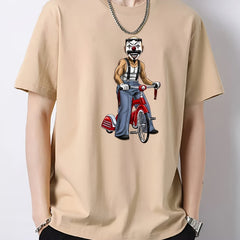 Vintage Slim Fit Short Sleeve T-Shirt for Men