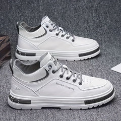 Men's High Top Skate Shoes Non Slip Sneakers Men's Footwear