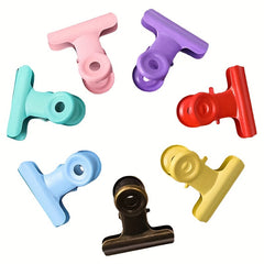 Colorful Round Metal Clip Candy Ticket Holder
