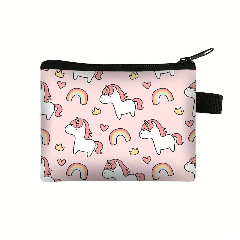 Cartoon Unicorn Coin Purse Girls Gift Coin Bag