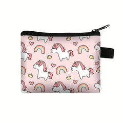 Cartoon Unicorn Coin Purse Girls Gift Coin Bag