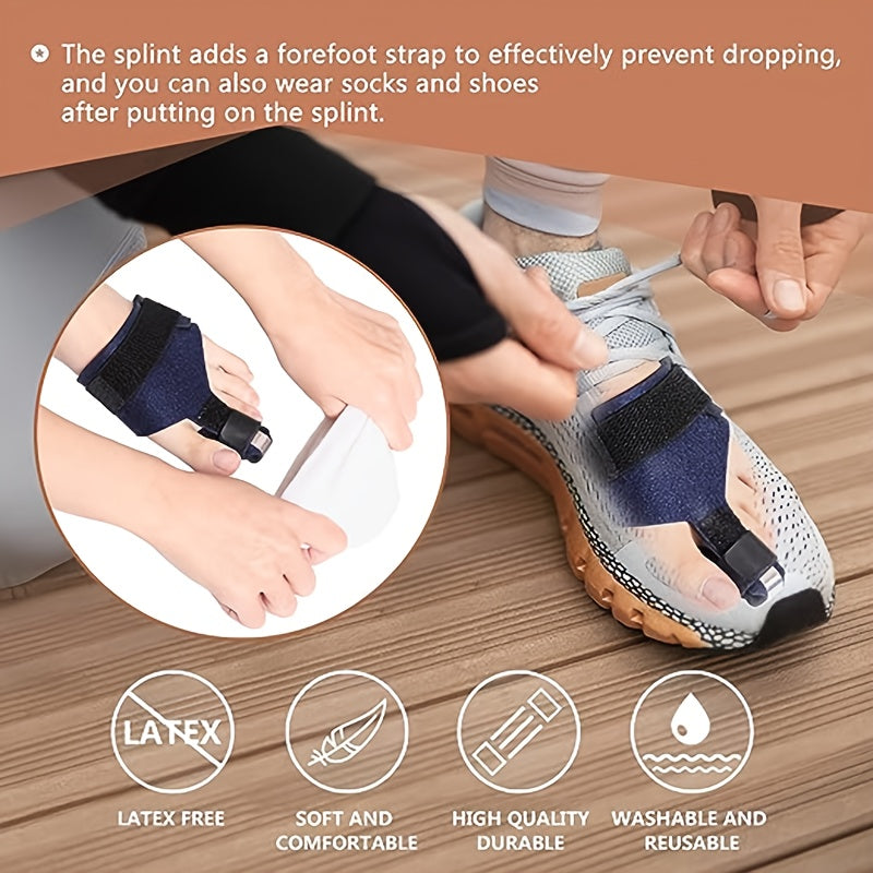 Adjustable Toe Fixing Strap with Aluminum Plate Support