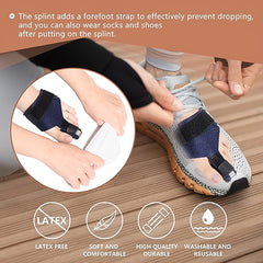 Adjustable Toe Fixing Strap with Aluminum Plate Support
