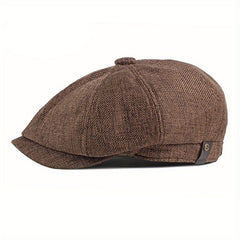British Beret Octagonal Cap for Men Women