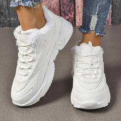 Warm Chunky Sports Shoes Lightweight Comfortable Non-slip Travel Shoes