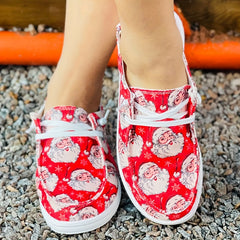 Women's Christmas Flat Non slip Sneakers