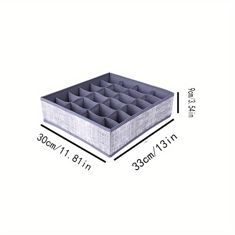 Underwear Storage Box Lightweight Organizer Container With Grids