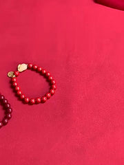 Jade Rabbit Bracelet Zodiac Rabbit Year Lucky Card Beads Hand String