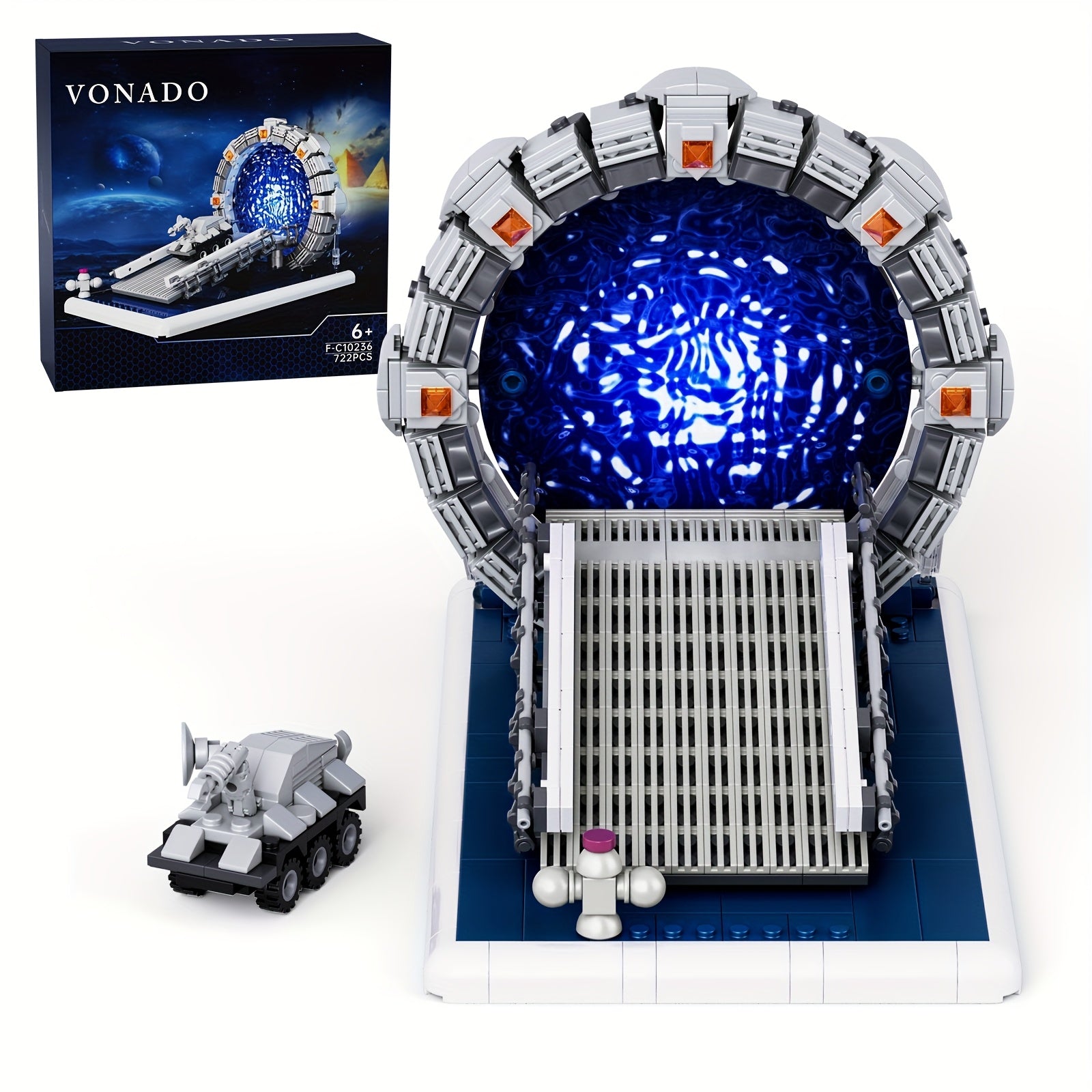 722pcs Technology Door Model Building Blocks Playsets DIY Toys