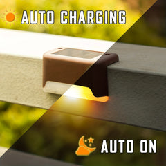 LED Solar Fence Light Outdoor Staircase Decoration Wall Light