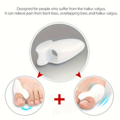 2 Pairs Silicone Gel Bunion Corrector Toe Separator