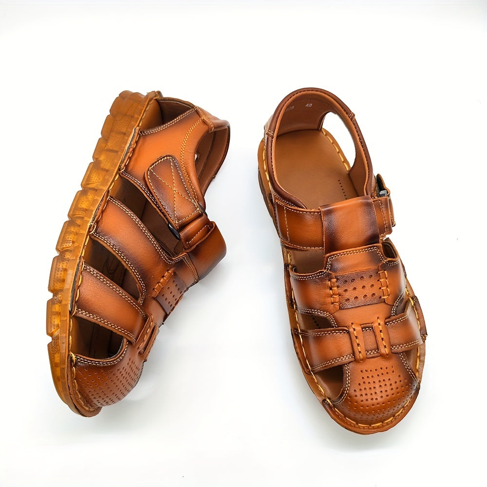 Men's Stitch Anti Collision Sandals Wear resistant Non Slip Outdoor Shoes Summer