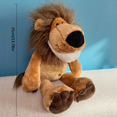 Lion Plush Toy Simulation Animal Cloth Doll Soothing Doll Sleeping Pillow