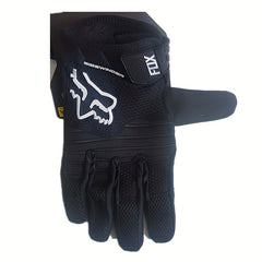 FOX Leather Label Breathable Racing Cycling Gloves for Men and Women