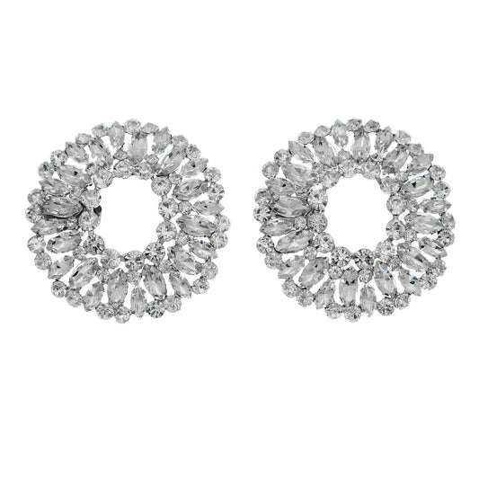 Crystal Shoe Clips Rhinestone Shoe Buckles DIY Wedding Party Decoration