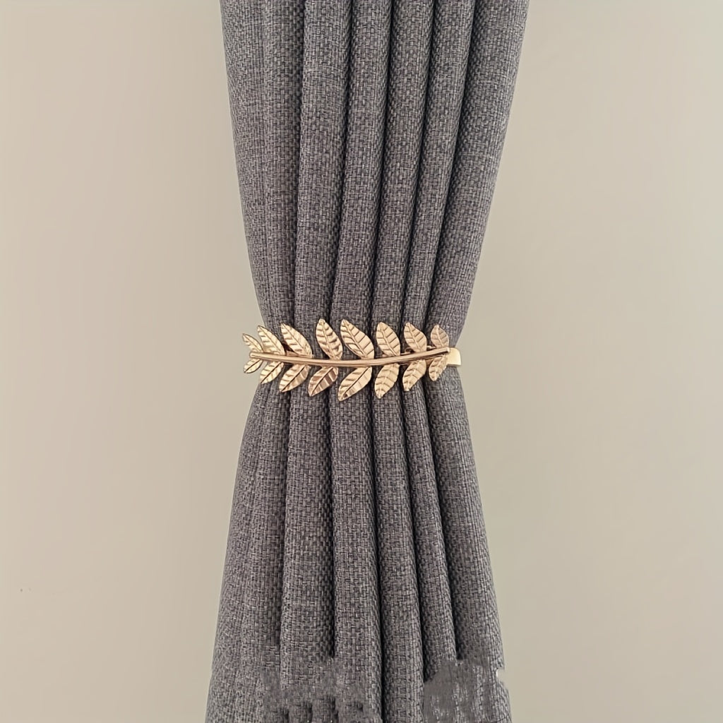 1pc Curtain Rope Curtain Tiebacks Metal Buckle Ring Creative Curtain Holder