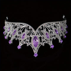 Bridal Rhinestone Crystal Crown Queen Tiara Head Jewelry