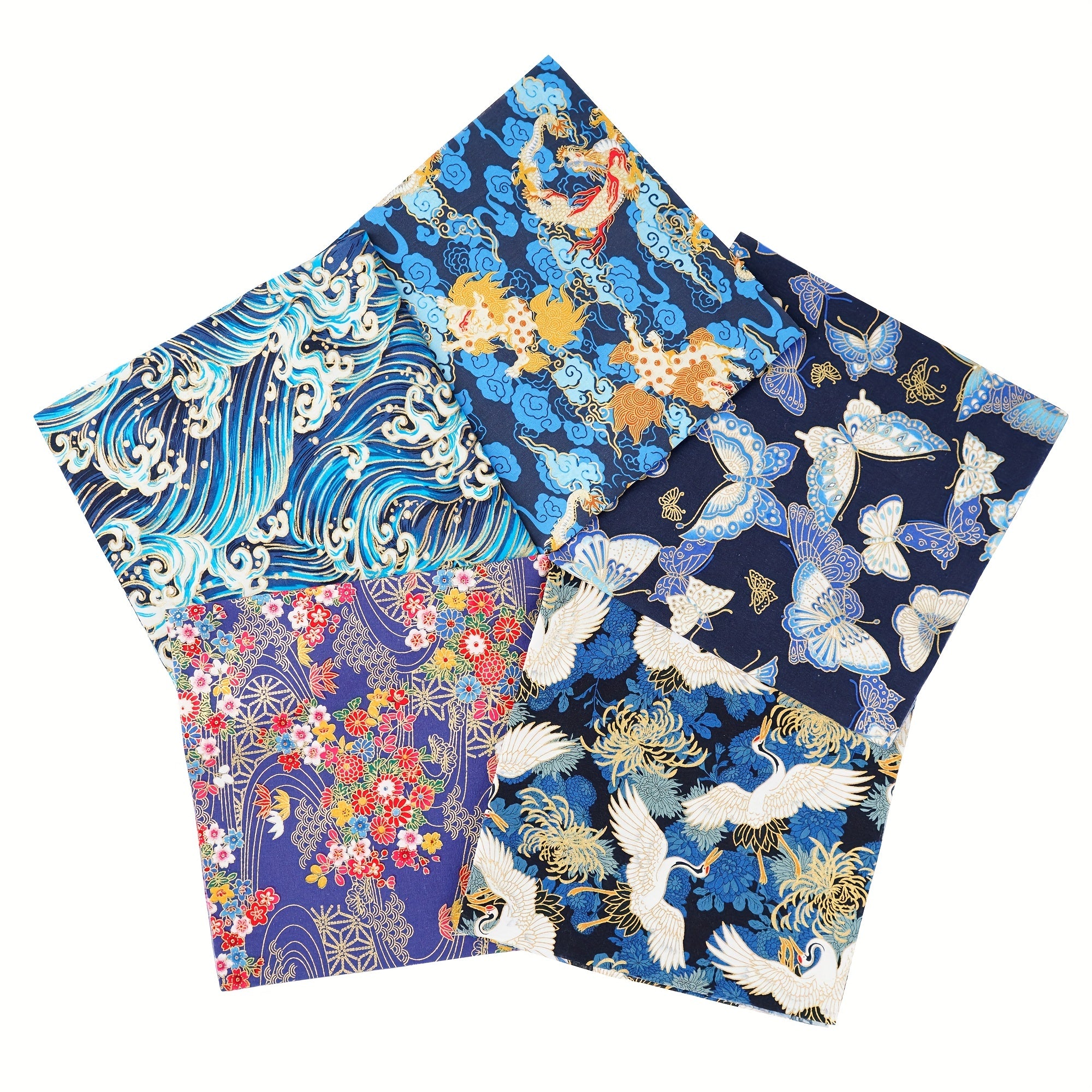 5pcs Christmas Halloween Cotton Quilting Fabric DIY Sewing Scrapbooking