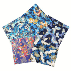 5pcs Christmas Halloween Cotton Quilting Fabric DIY Sewing Scrapbooking