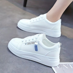 Women's Platform Skate Shoes Lace Up Low Top Sneakers