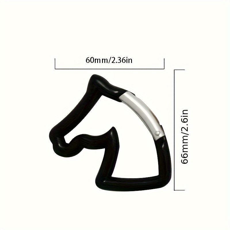 Wear resistant Keychain Buckle Aluminum Alloy Carabiner Backpack Hanging
