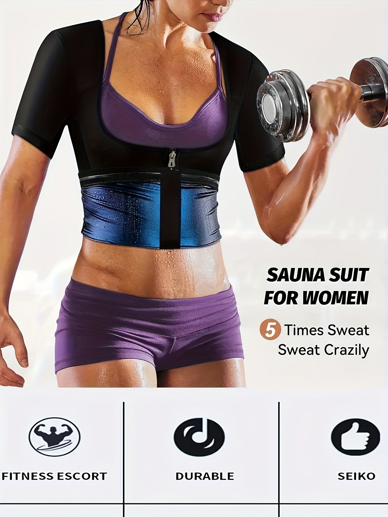 Sauna Sweat T-Shirt Slim Fit Body Shape Tee