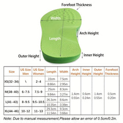 O Shaped Leg Correction Insoles Men's & Women's, Long Term Use