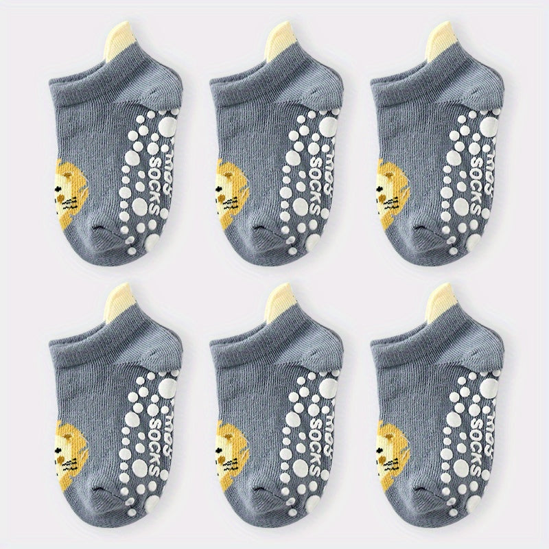 6pcs Adorable Cartoon Socks for Kids